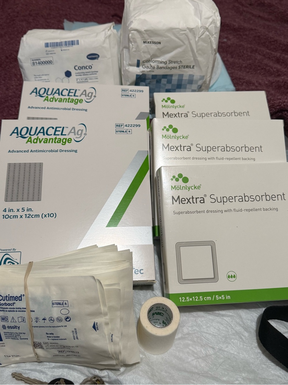 Mextra Superabsorbent Dressing - White (5 x 5 in)